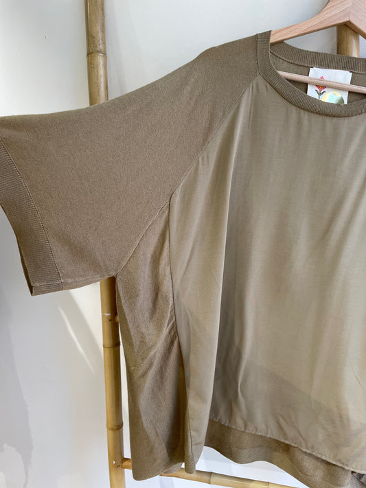 T-shirt bi-matière