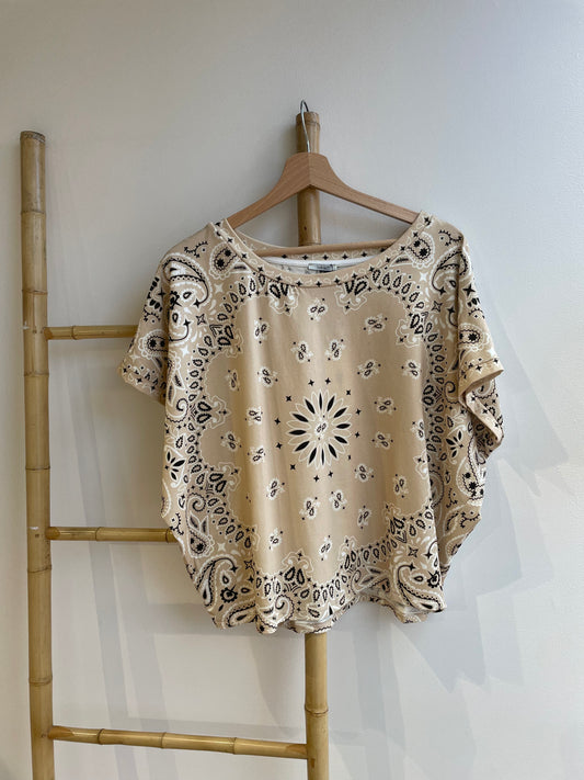 Top imprimé bandana