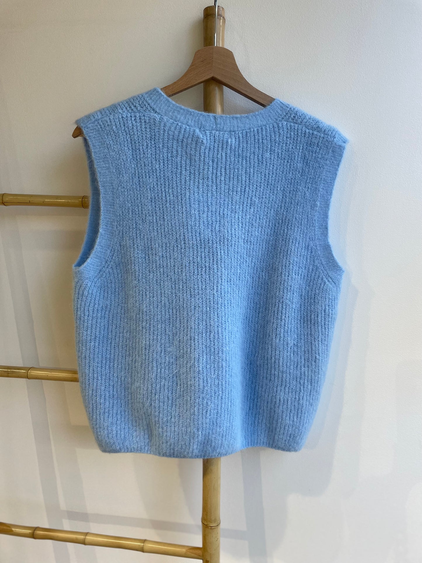 Gilet sans manches en maille