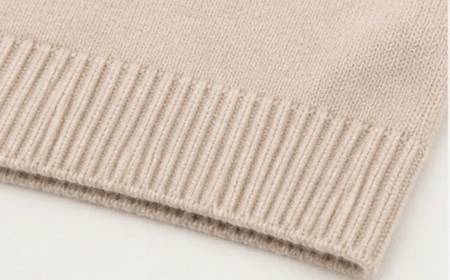Pull en laine écru
