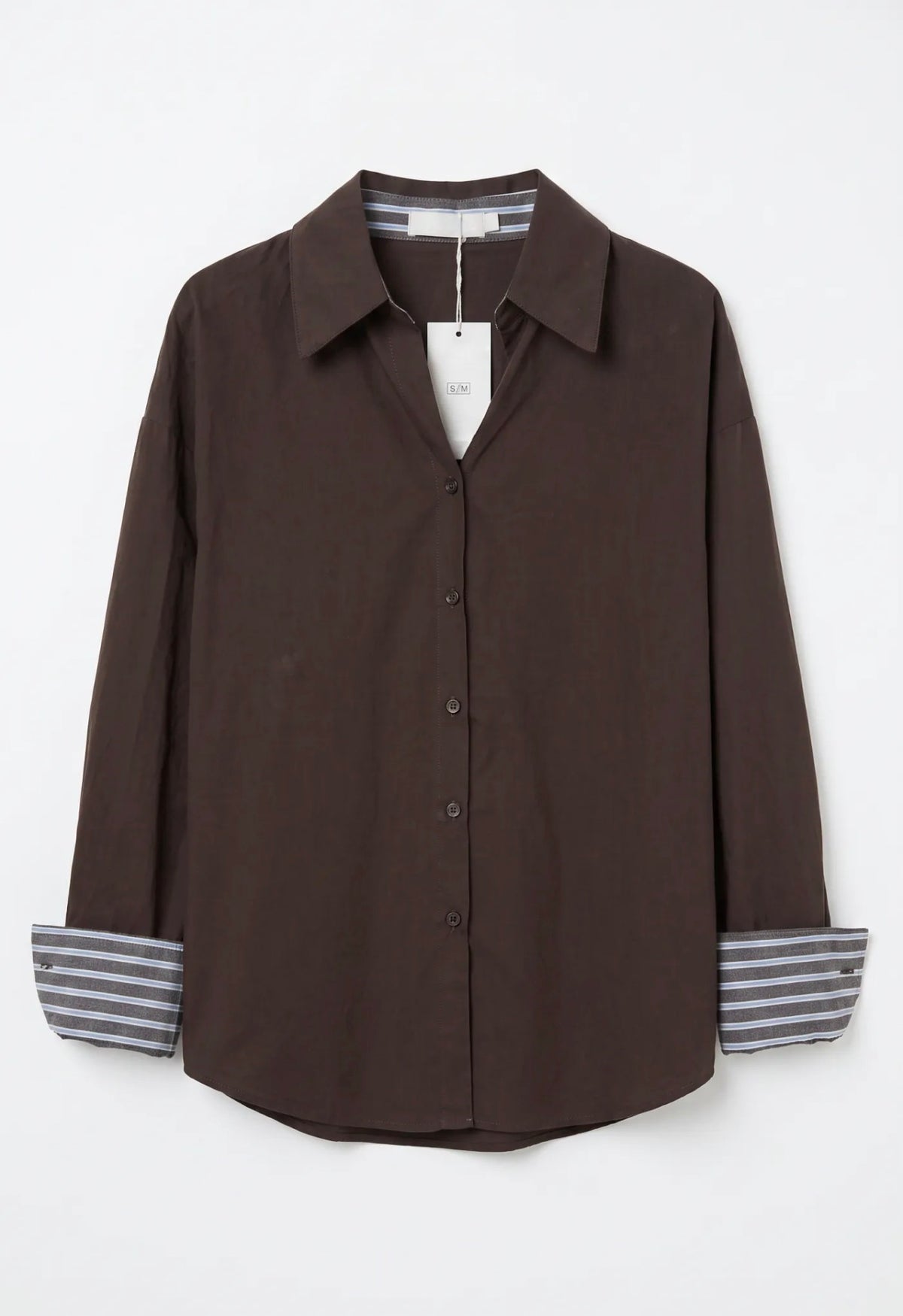Chemise manche rayée