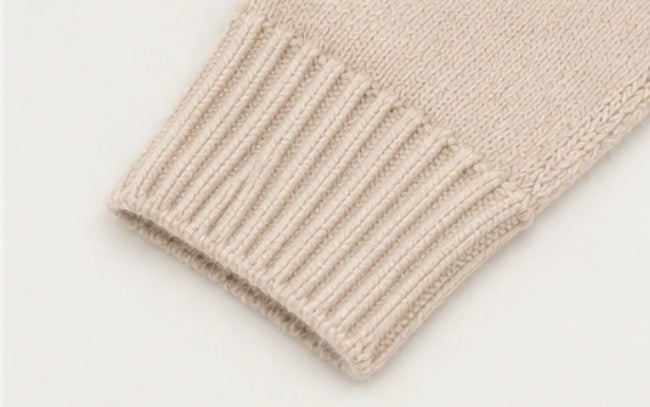 Pull en laine écru