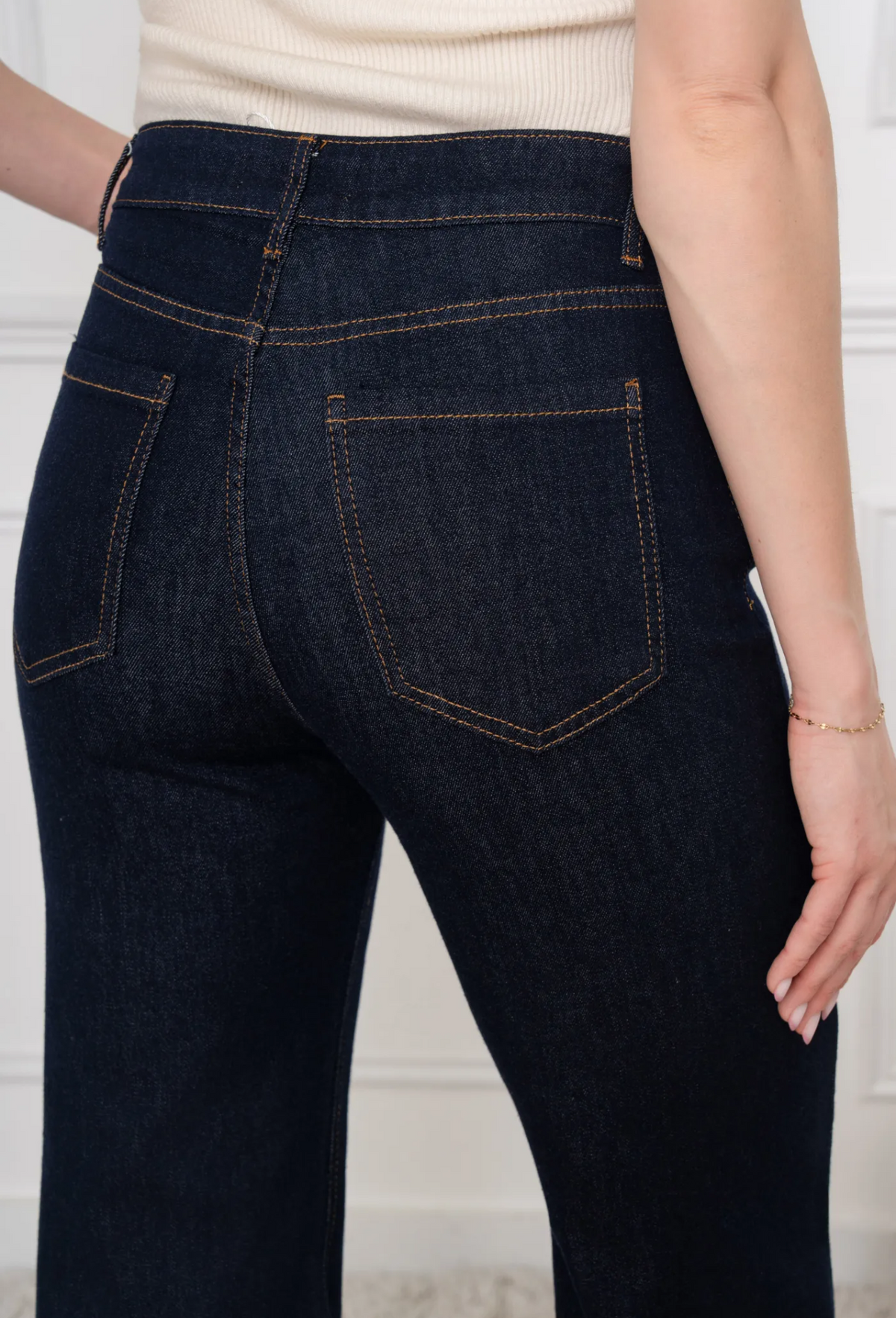 Jean wideleg brut taille haute