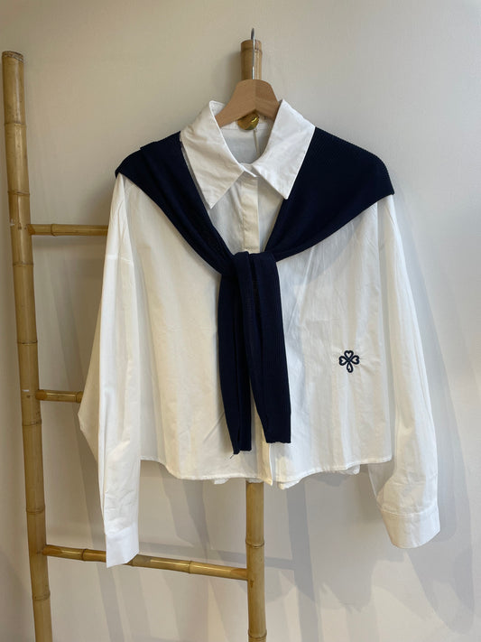 Chemise avec maille amovible