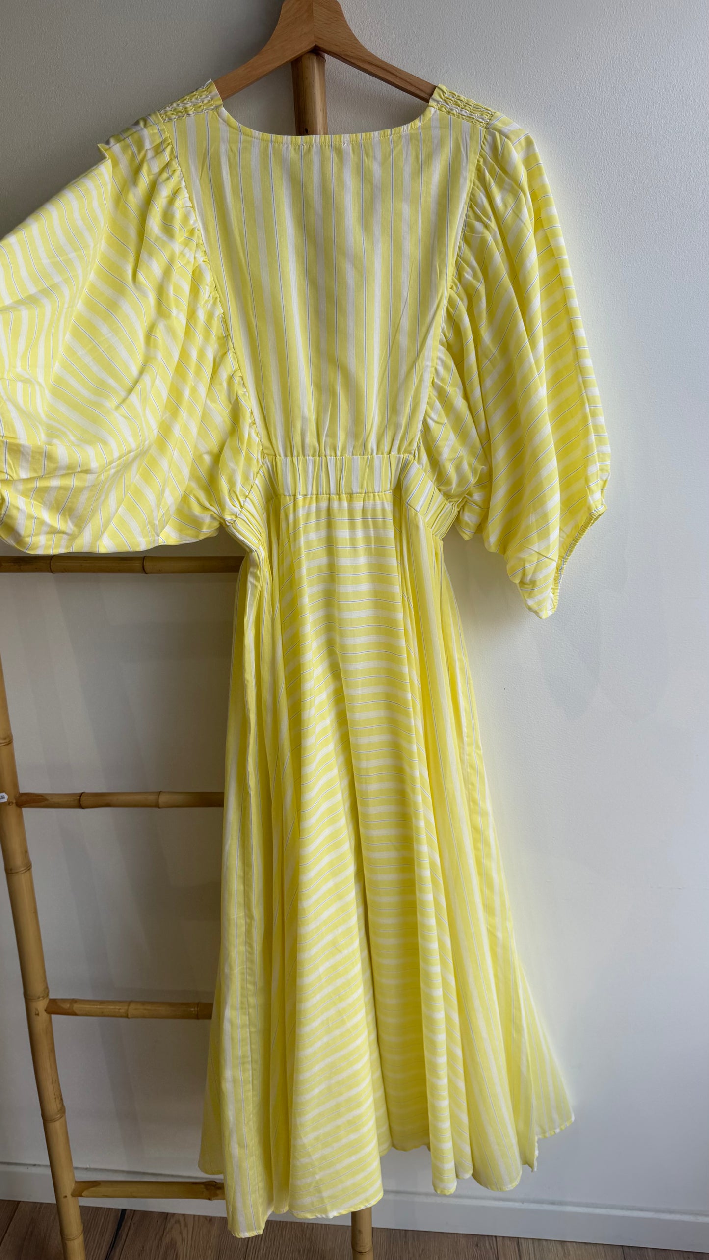 Robe fluide à rayures