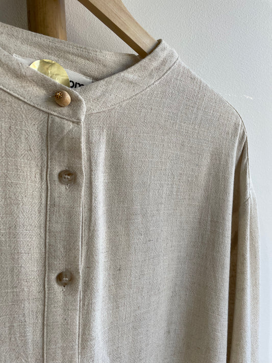 Chemise en mélange de lin