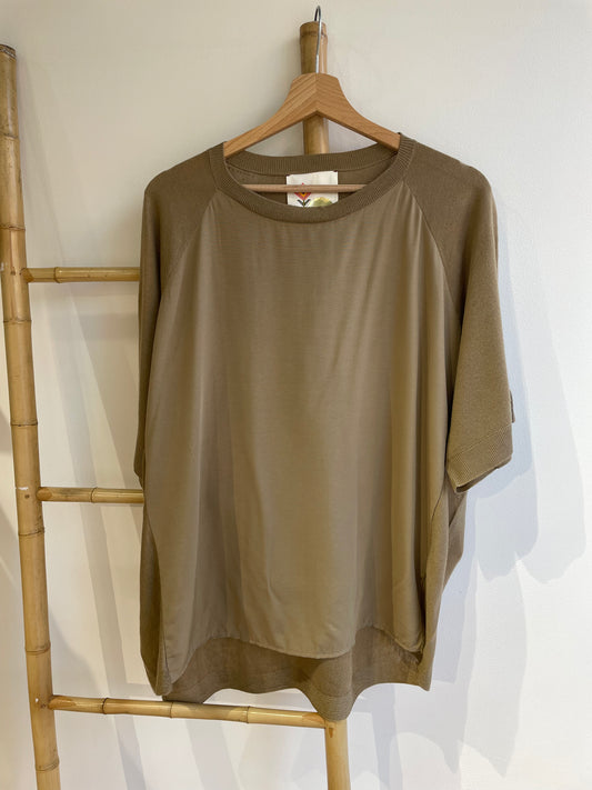 T-shirt bi-matière