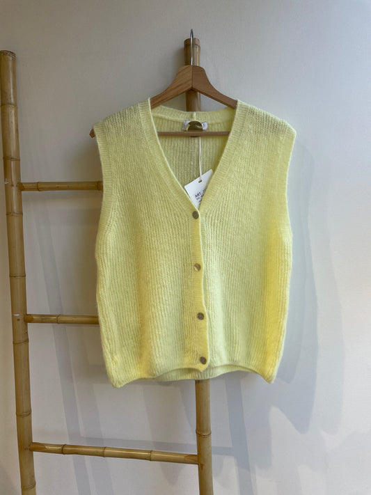 Gilet sans manches en maille