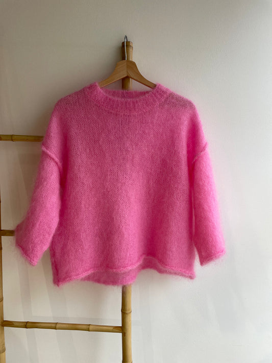 pull mohair manches 3/4