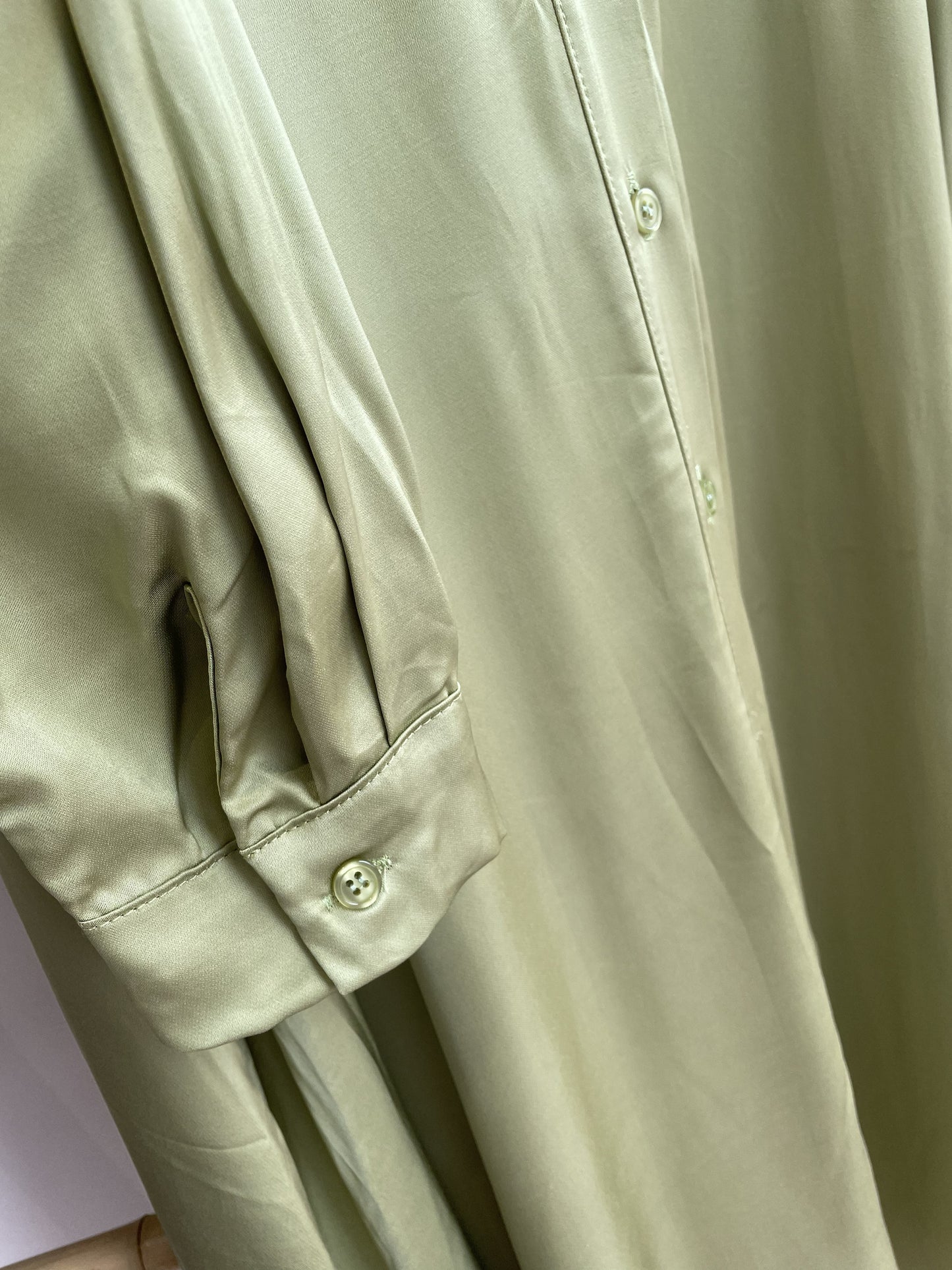 Robe chemise en satin