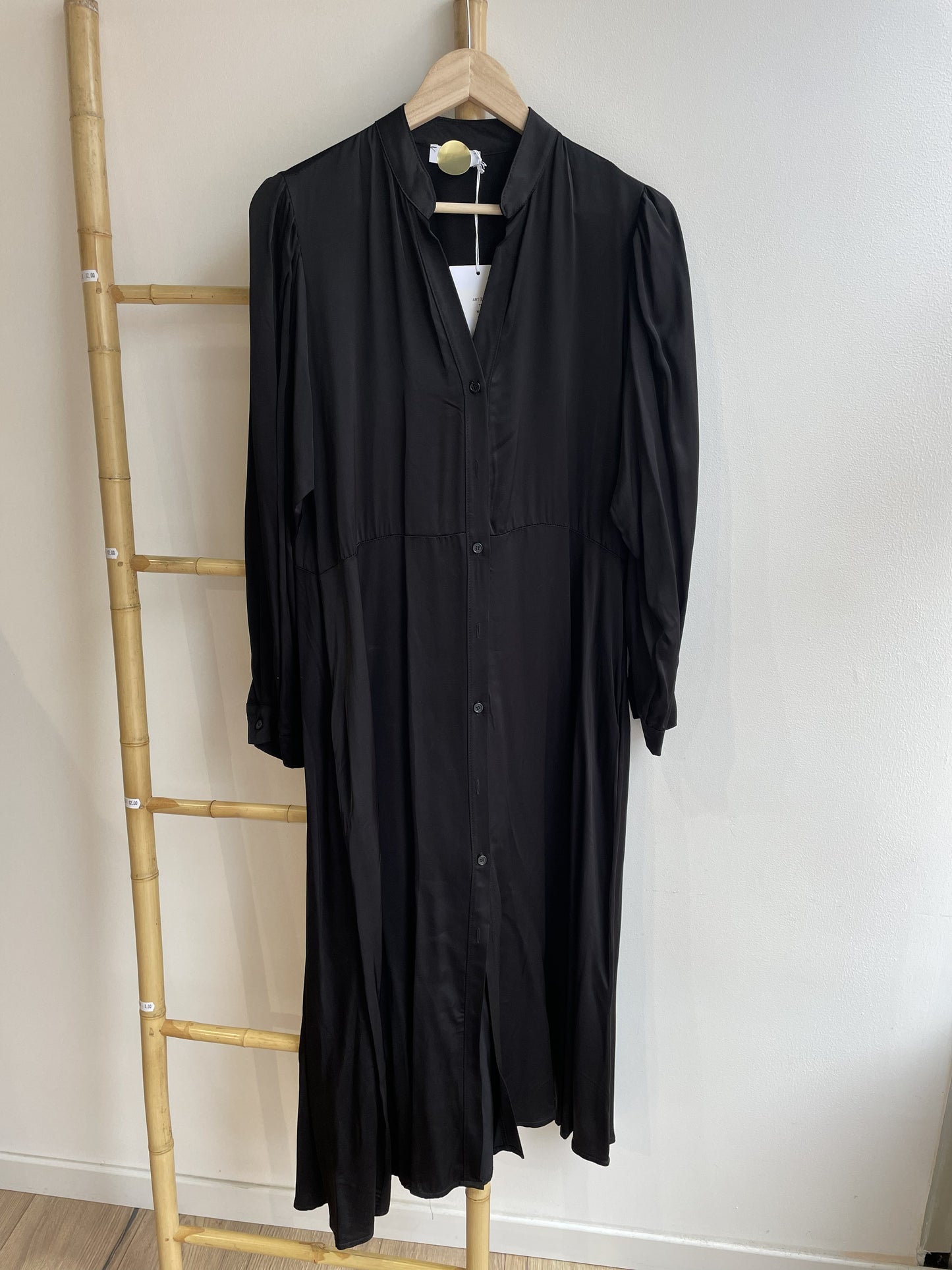 Robe chemise en satin
