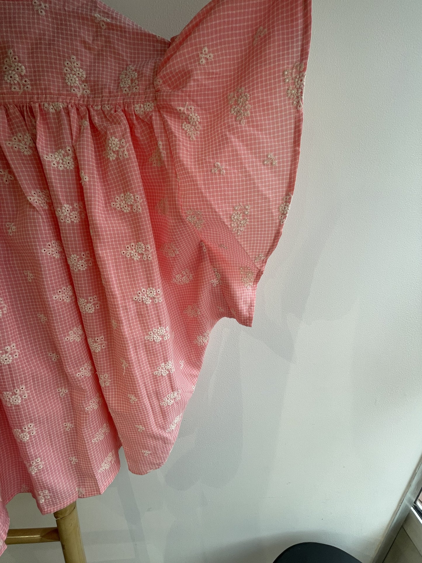 Blouse Rose Brodée
