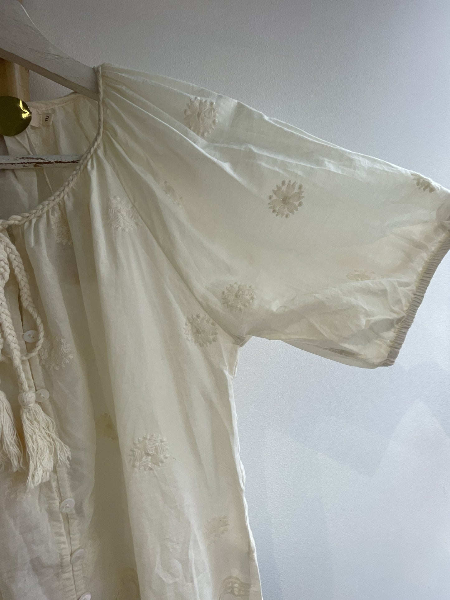 Blouse Bohème Écrue