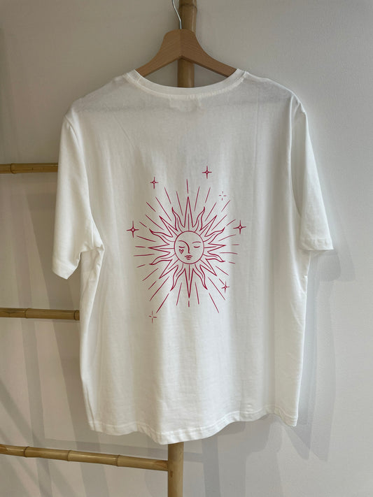 T-shirt Soleil Blanc