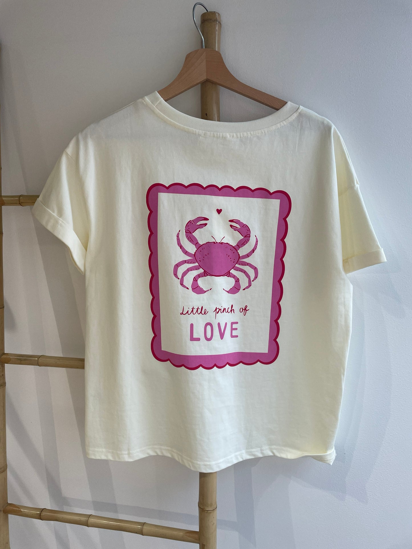 T-shirt Crabe "Little Pinch of Love"