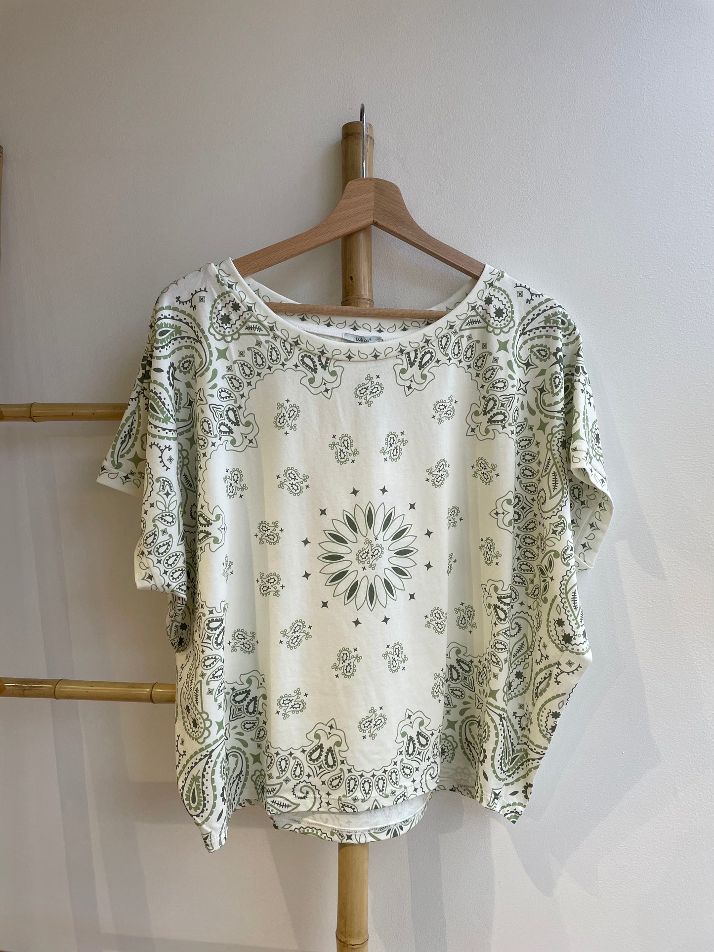Top imprimé bandana