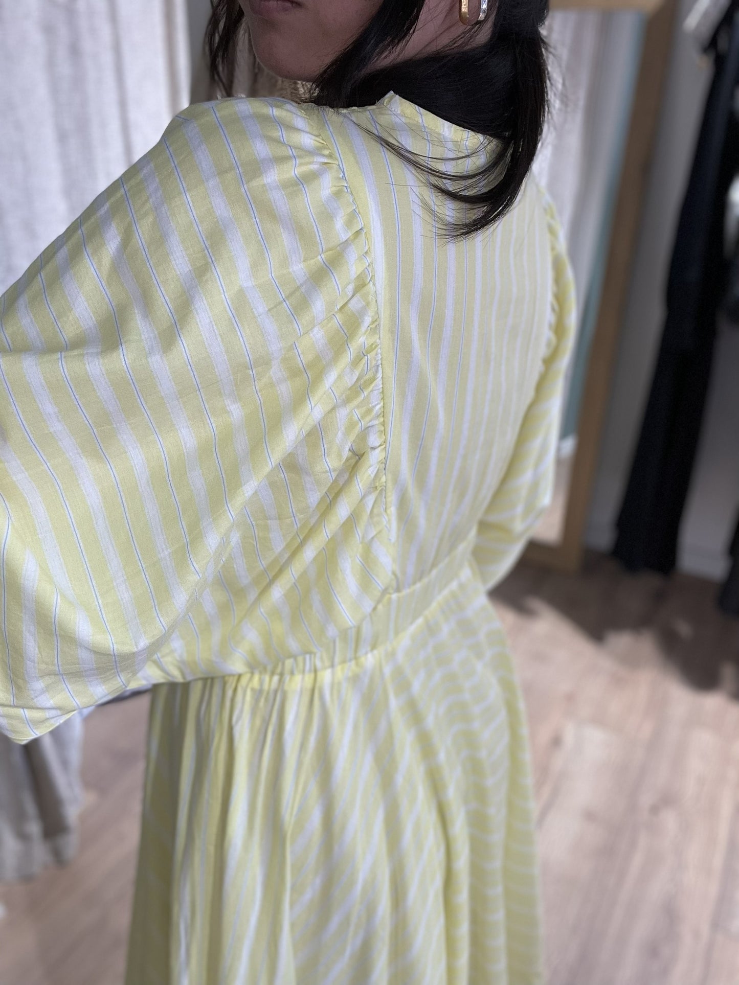 Robe fluide à rayures